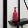Magma liquid soap dispenser. Moroshka, 7x7x17.8 cm, red color