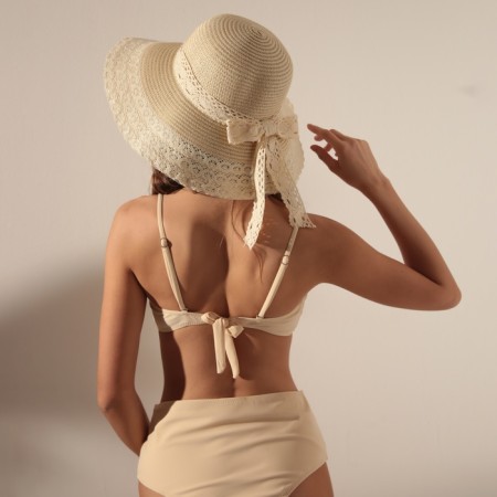 Women's hat minku, beige color, rr 58-5