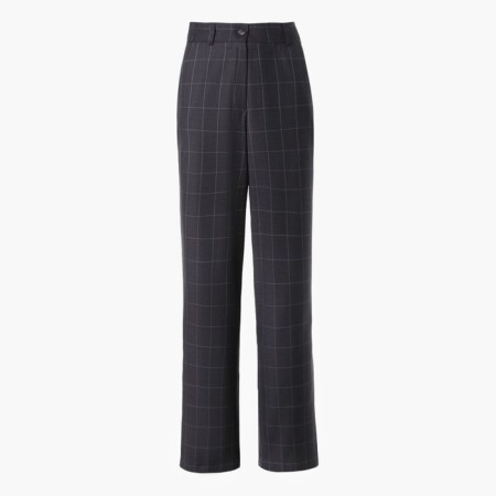 Women's pants in the Minaku cage: classic color gray, pr 48-5