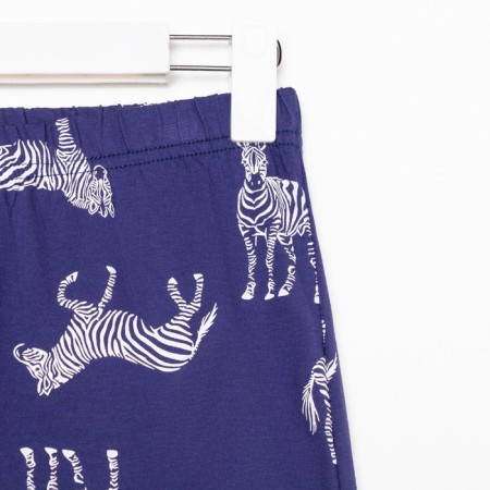 Female pajamas (shirt and trousers) KAFTAN Zebra size 40-42, Blue color-9