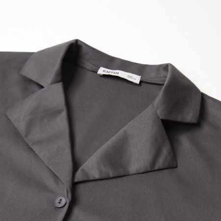 Female set (shirt, trousers, top) KAFTAN "BASE" p. 50, graphite-5