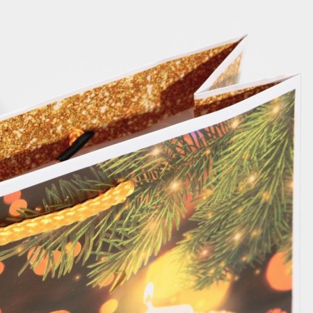 Laminated horizontal "Cozy New Year", MS 23 x 18 x 8 cm, New Year-4