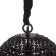 Ceiling light "Sukl" black 1x40W, E27, 41x41x47 cm