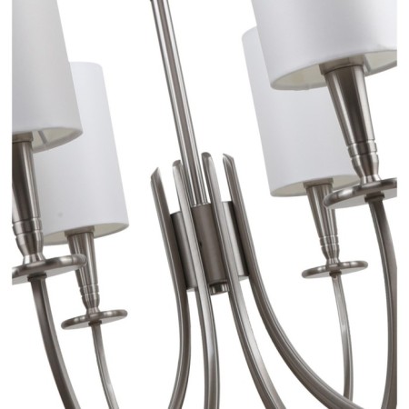 Suspended chandelier Flokky 8xe14 40w, size 75x75x82-113 cm, color nickel-1