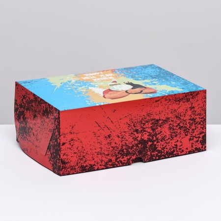 Packaging without a window "Happy New Year", 25 x 17 x 10 cm-1