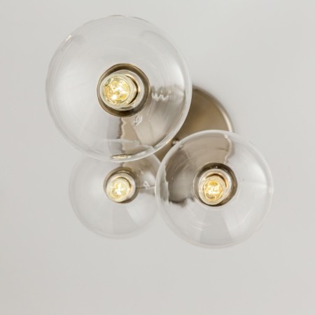 Suspended lamp Citilux "Tommy" CL102031, 33x33x35 cm, 3x40W, E14, gray color gray-5