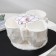 Multi -tiered ruby ​​rub “cascade”, 3 pcs, 1 l, white color