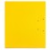 A4, 50 mm, calligrata, PVC, embossing "flax", metal edging, pocket for a spine, gathered, yellow, mix
