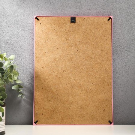 Photo frame plastic L-4 21x30 cm pink (plastic screen)-6