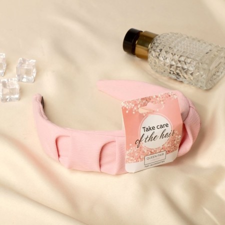 Hair cap "Nonna" 3.5 cm, pink-1