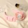 Hair cap "Nonna" 3.5 cm, pink