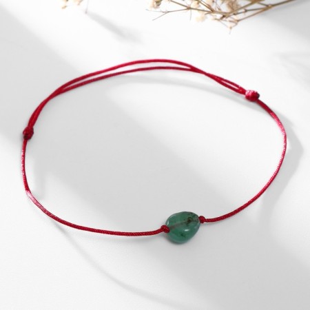 The wishes of the nephritis on the burgundy thread, the length is regulated-5