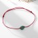 The wishes of the nephritis on the burgundy thread, the length is regulated