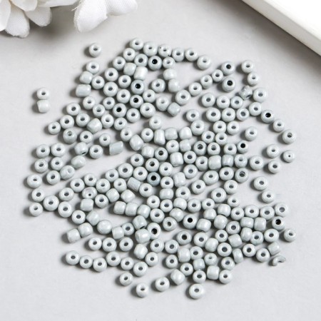 Beads "Zlatka" 08/0, 3 mm, 10 g 0975 Gray-1