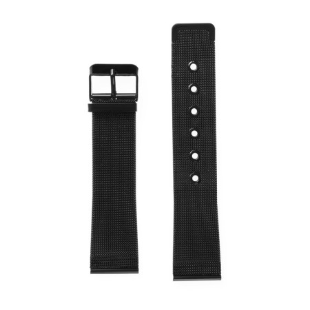 Solomon watch strap, 20 mm, stainless steel, L-19.5 cm, black-2