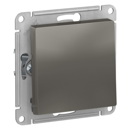 Switch SE AtlasDesign, 10 A, 1 key, CX 1, mechanism, color steel-1