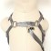 AMUNICE COMMUNICAL with soft harness, L, leash 120 x 1.5 cm, Osh 30-50 cm, OG 36-56 cm, red 473