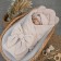 Kinderlitto “Muslin” discharge kit, 4 items, height 50-56 cm, beige-gray-gray color