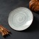 Packing ceramic dessert "Temptation", D = 19 cm, color gray color