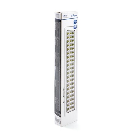 Emergency lamp Feron EM112, IP20, LED, 4 W, 348x38x39 mm, white color-4