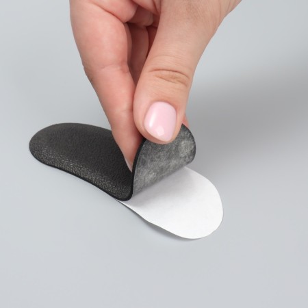 Five -holders for shoes, on adhesive base, steam, black color-5