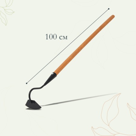 Motyga, blade 10 cm, length 100 cm, wooden stalk, "premium"-1