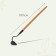Motyga, blade 10 cm, length 100 cm, wooden stalk, "premium"
