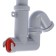 Siphon for the Any Plast shell F5320, 1 1/4 "x 40 mm, without release, displaced, discharge