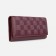 Women's wallet on magnets, burgundy color