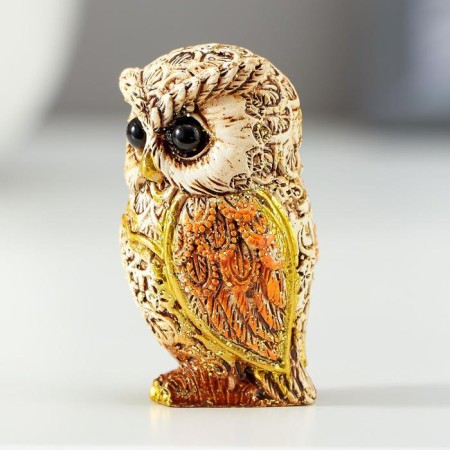 Souvenir Polystone "Filin Bezh with Orange Wings" MIX 5x2.8x3 cm-5