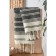 Set of Arya Home Zigzag, 480 g, size 38x68 cm, 2 pcs, black color