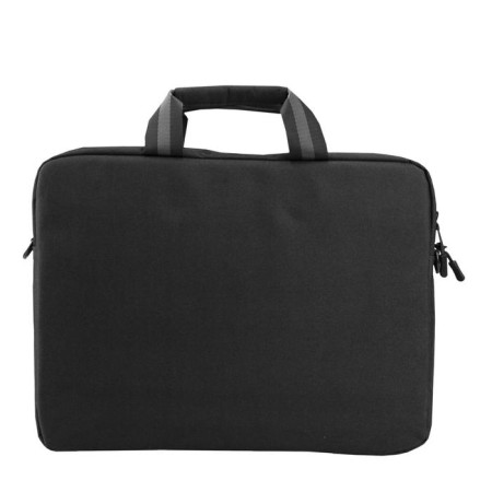 Business bag, lightning department, 2 outer pockets, black color-3