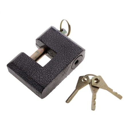 The castle is hinged, type 12, 80 mm, brown