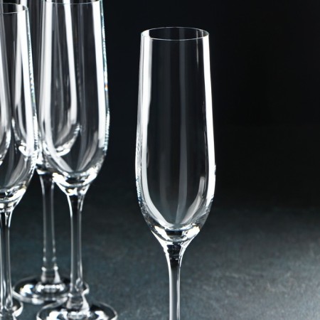 A set of glasses for champagne Viola, 190 ml, 6 pcs-1