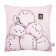 Pillowcase decorative Ethel "cats" 40x40 cm, 100% p/e, velor