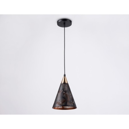 Suspended Ambrella Light, Loft, TR8431, E27, Black Color, Gold-1