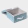 The storage box "Laguna", 30 × 28 × 15 cm, the color turquoise