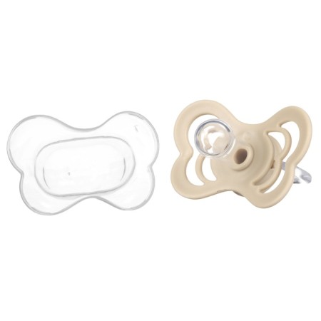 Nipple - Silicone dummy classic, from 0 months., Beige color-3