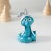 Polystone souvenir "Snake in a hat with hare ears" 3.5x6 cm