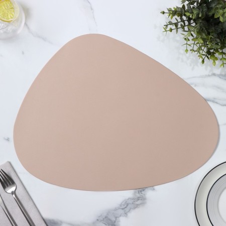 Serving napkin on the table "TEM", 45 × 35 cm, color peach color-2