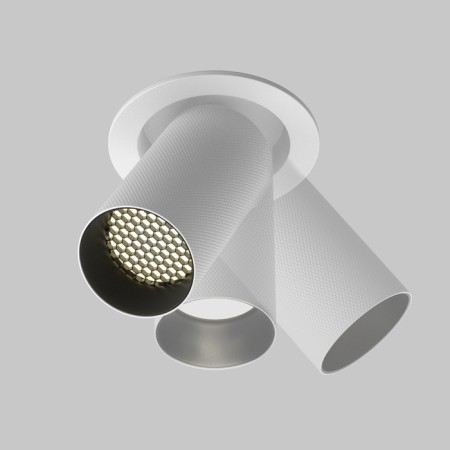 The built-in lamp Technical C081CL-01-GU10-W, 1x10W, 5.4x5.4x14.1 cm, GU10, white color-8