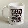 Mug "I want to sleep more than live", 300 ml