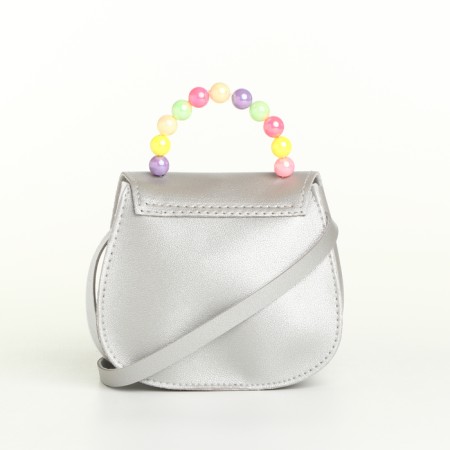 Baby bag on a valve, silver color-1