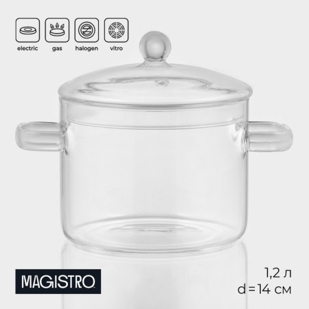Magistro -resistant potato pan “Leah”, 1.2 l, 20 × 14 cm