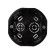 Installation box Luazon Lighting, 68x45 mm, IP20, for continuous walls, black color black