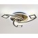 LED ceiling LED with Ambrella Light, Original, FA4477, 3XLED, 62 W, ​​4650LUM, 3000-6400K, Black Black Color