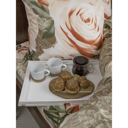 Bed Lowworm euro Amore Mio, size 200x210 cm, 200x215 cm, 70x70 cm - 2 pcs, beige color-5