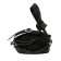 Bag Cross-Bodi with a zipper, black color