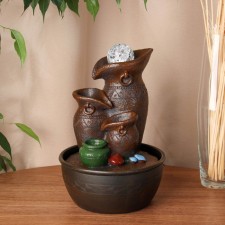 Timeo fountain of jugs, 28x17 cm (with backlight)