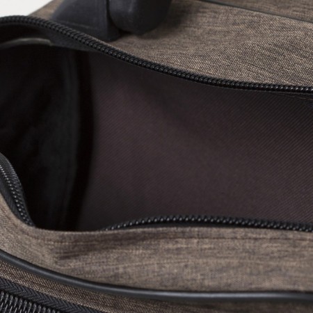 Male bag, "ZFTS", brown color-3